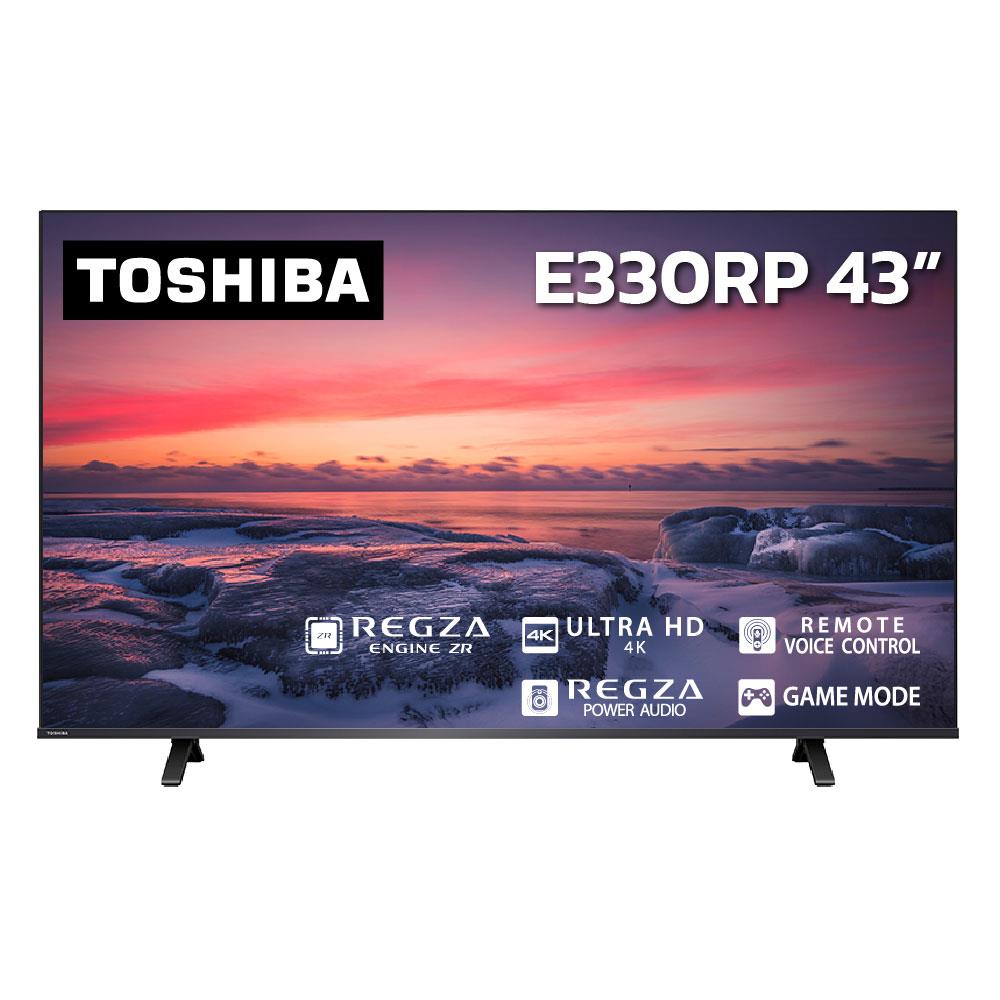 ทีวีคิวแอลอีดี 43 นิ้ว TOSHIBA (4K, QLED, VIDAA) 43E330RP