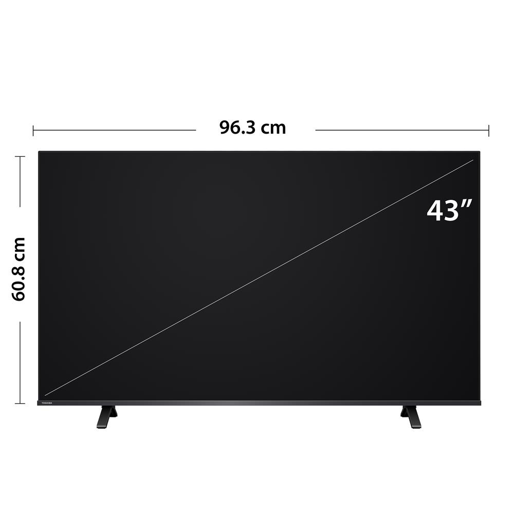 ทีวีคิวแอลอีดี 43 นิ้ว TOSHIBA (4K, QLED, VIDAA) 43E330RP