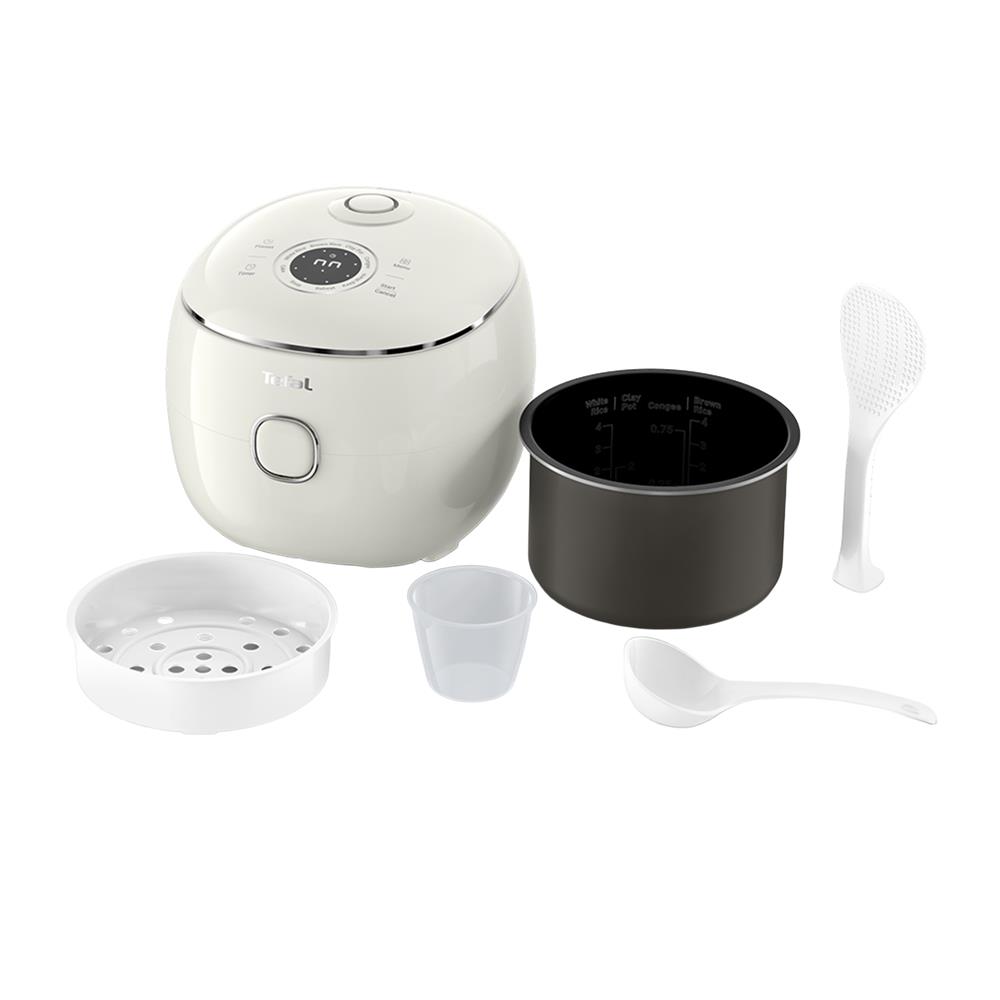 หม้อหุงข้าว DIGITAL TEFAL RK535AT0 0.7 ลิตร สีขาว