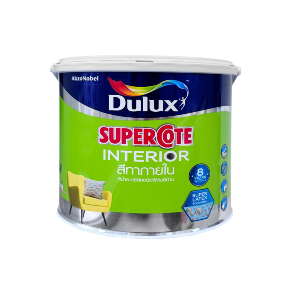 สีน้ำทาภายใน ชนิดด้าน DULUX SUPERCOTE BASE A สีขาว 3 ลิตร