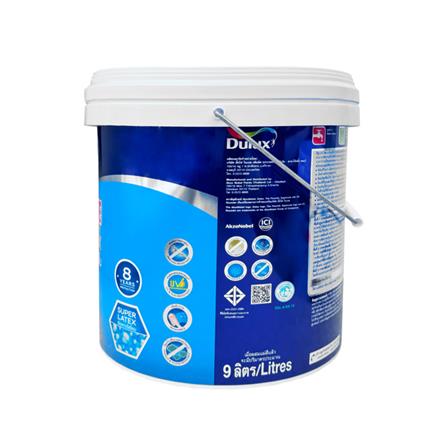 สีน้ำทาภายนอก ชนิดกึ่งเงา DULUX SUPERCOTE NANOTEX BASE E สีขาว 9 ลิตร_2