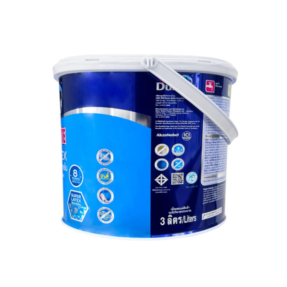 สีน้ำทาภายนอก ชนิดกึ่งเงา DULUX SUPERCOTE NANOTEX BASE A 3 ลิตร