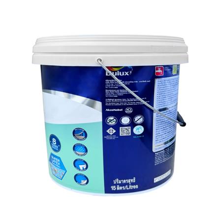 สีน้ำทาฝ้า ชนิดด้าน DULUX SUPERCOAT สีขาวควัน 15 ลิตร_1