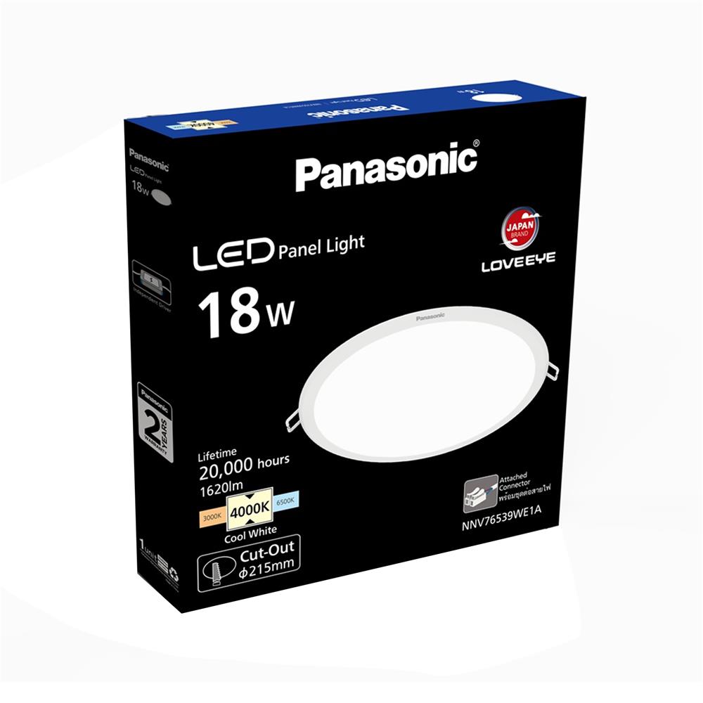 ดาวน์ไลท์ LED PANASONIC NNV76539WE1A 8 นิ้ว 18 วัตต์ COOL WHITE สีขาว