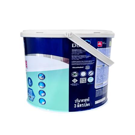 สีน้ำทาฝ้า ชนิดด้าน DULUX SUPERCOAT สีขาว 3 ลิตร_1
