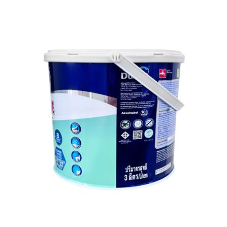 สีน้ำทาฝ้า ชนิดด้าน DULUX SUPERCOAT สีขาวควัน 3 ลิตร_1