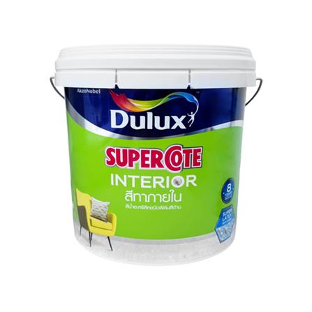 สีน้ำทาภายใน ชนิดด้าน DULUX SUPERCOTE BASE E สีขาว 9 ลิตร_0