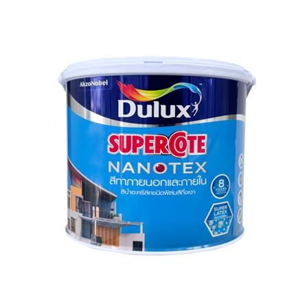 สีน้ำทาภายนอก ชนิดกึ่งเงา DULUX SUPERCOTE NANOTEX BASE E 3 ลิตร_0