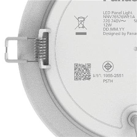 ดาวน์ไลท์ LED PANASONIC NNV76526WE1A 6 นิ้ว 12 วัตต์ WARM WHITE สีขาว_7