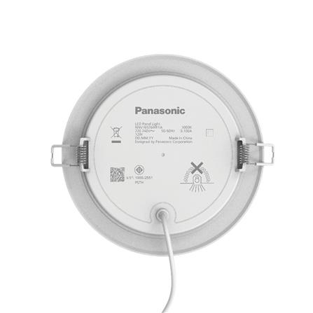 ดาวน์ไลท์ LED PANASONIC NNV76526WE1A 6 นิ้ว 12 วัตต์ WARM WHITE สีขาว_3