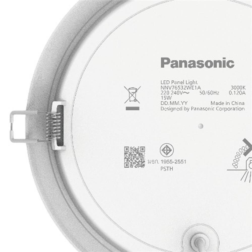 ดาวน์ไลท์ LED PANASONIC NNV76532WE1A 7 นิ้ว 15 วัตต์ WARM WHITE สีขาว