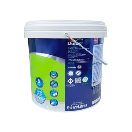 สีน้ำทาภายใน ชนิดด้าน DULUX SUPERCOTE BASE B สีขาว 9 ลิตร_1