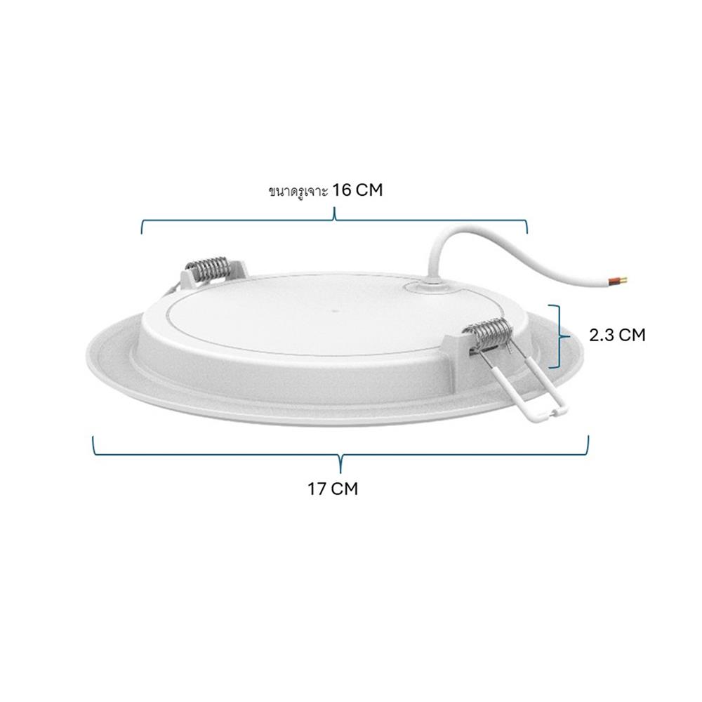 ดาวน์ไลท์ LED PANASONIC NNV76528WE1A 6 นิ้ว 12 วัตต์ DAYLIGHT สีขาว