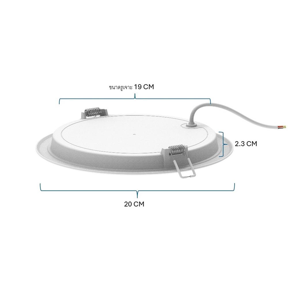 ดาวน์ไลท์ LED PANASONIC NNV76534WE1A 7 นิ้ว 15 วัตต์ DAYLIGHT สีขาว