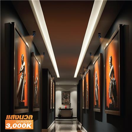 แทรกไลท์ติดผนัง LED HI-TEK HFITL 5 วัตต์ WARM WHITE สีดำ_7