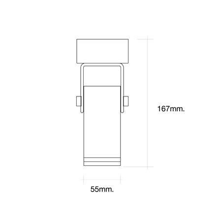 แทรกไลท์ติดผนัง LED HI-TEK HFITL 5 วัตต์ WARM WHITE สีดำ_9