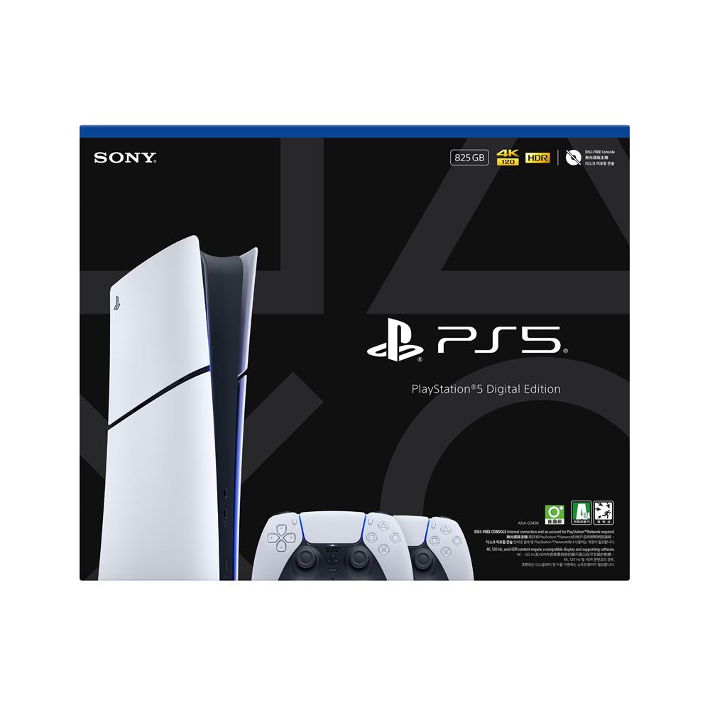เครื่องเล่นเกม SONY PLAYSTATION 5 SLIM DIGITAL EDITION WITH 2 DUALSENSE ASIA-00498