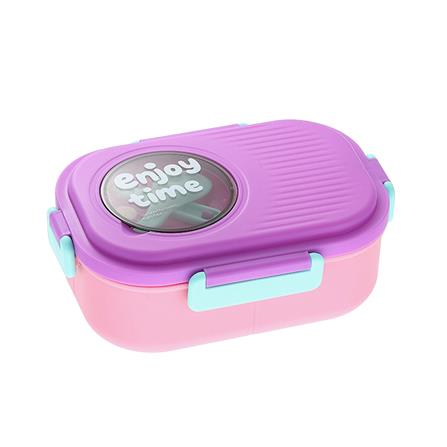 กล่องอาหารสเตนเลส 1 ลิตร 2 ช่อง HOMEPRO สีม่วง_0