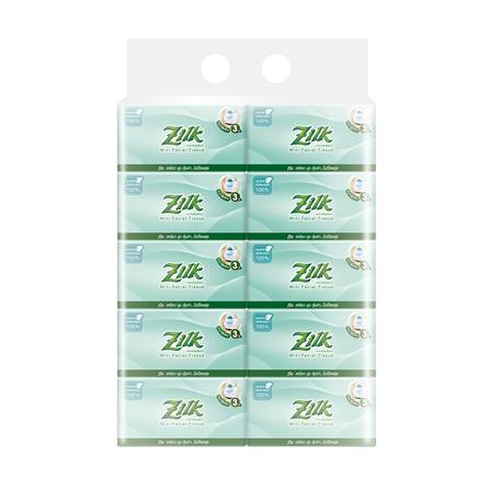 กระดาษเช็ดหน้า ZILK MINI SOFT PACK 130 แผ่น (แพ็ก 10 ชิ้น)_0