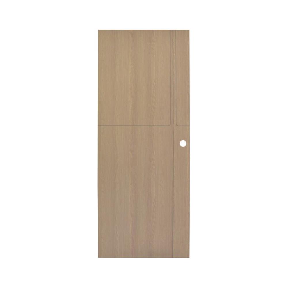 ประตูภายใน WPC เจาะลูกบิด MODERNWOOD MWPC01 90x200 ซม. สี HAZELNUT