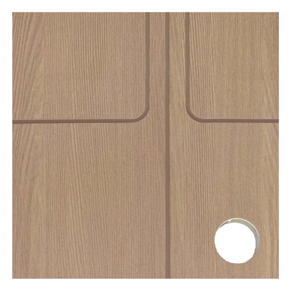 ประตูภายใน WPC เจาะลูกบิด MODERNWOOD MWPC01 90x200 ซม. สี HAZELNUT