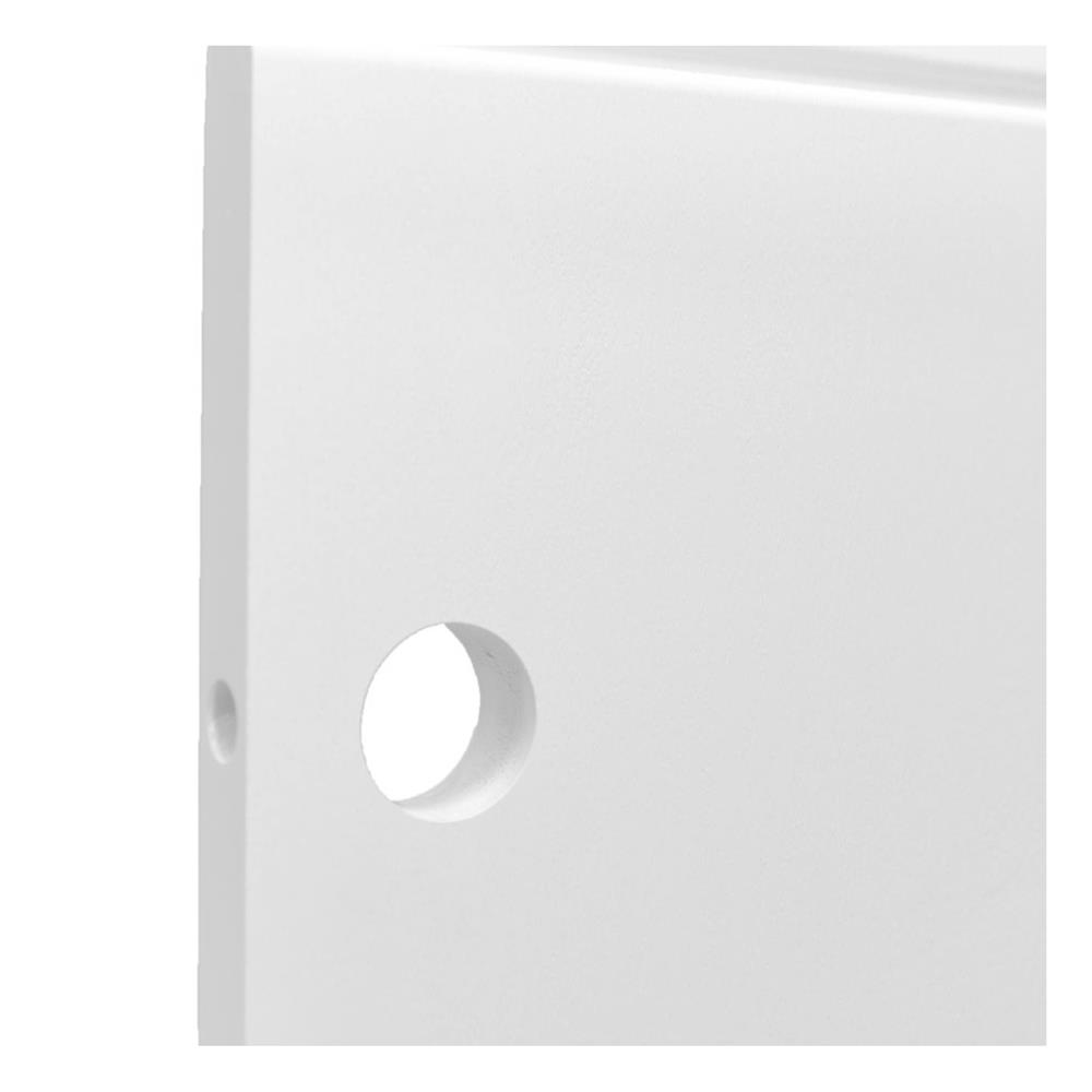 ประตูภายนอก UPVC เจาะลูกบิด MODERNWOOD MWR010 70x200 ซม. สีขาว