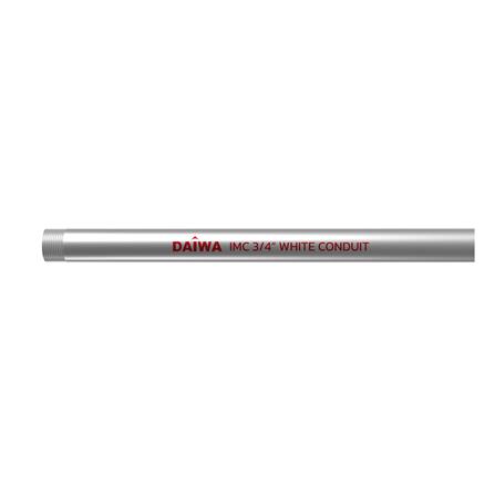 ท่อตรงเหล็กหนา IMC DAIWA 3/4 นิ้ว ยาว 3 เมตร สีเงิน_0
