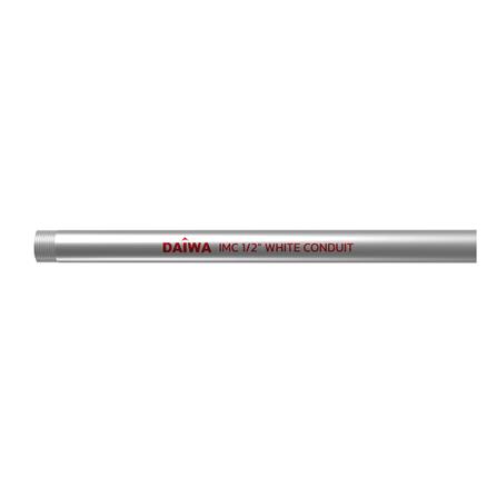 ท่อตรงเหล็กหนา IMC DAIWA 1/2 นิ้ว ยาว 3 เมตร สีเงิน_0