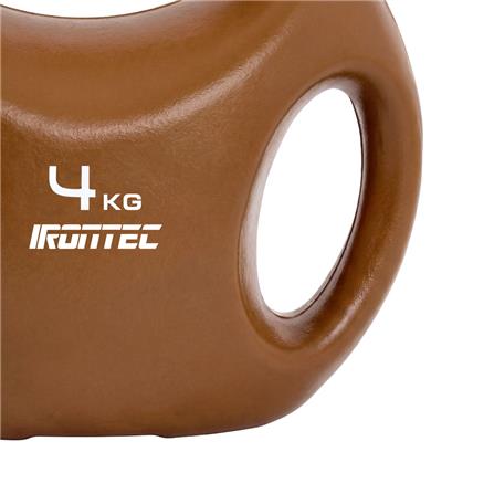 เคตเทิลเบล IRONTEC 3-HAND 4 กก. สี CHOCOLATE_4