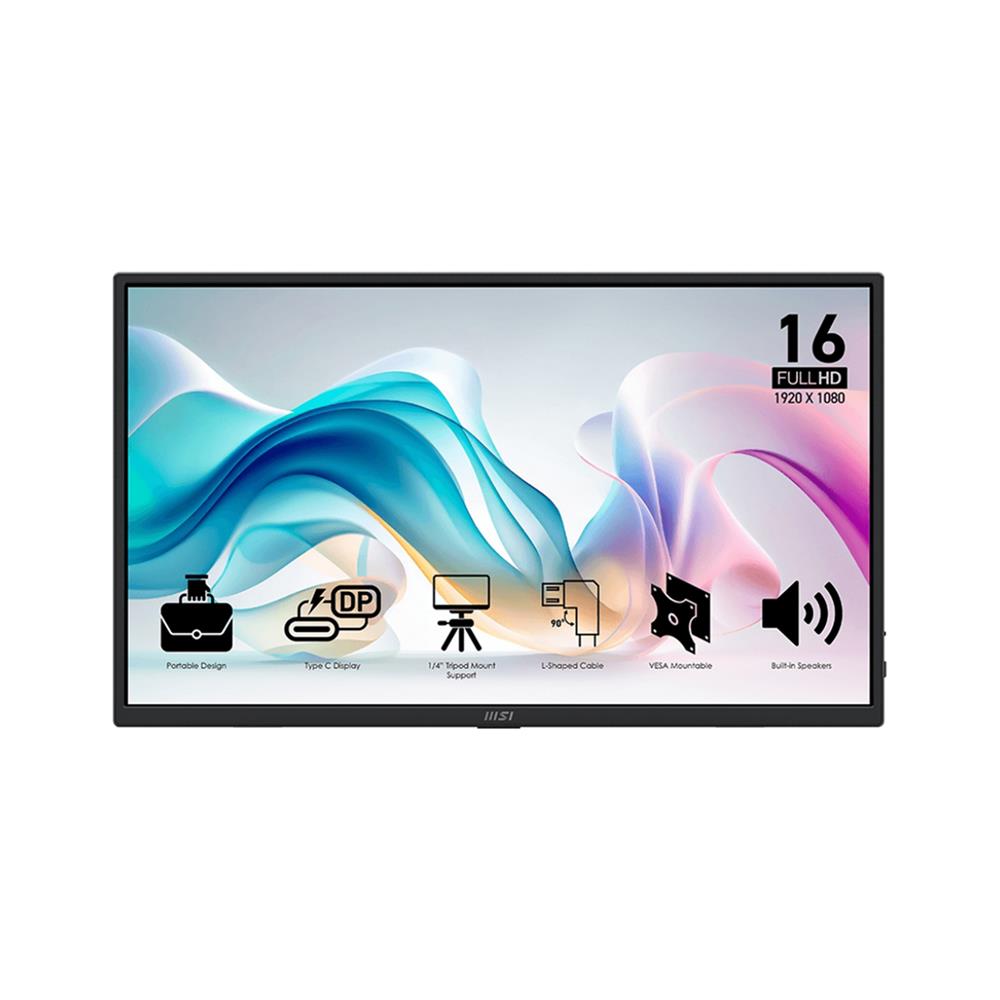 จอมอนิเตอร์ 16 นิ้ว MSI PRO MP165 E6