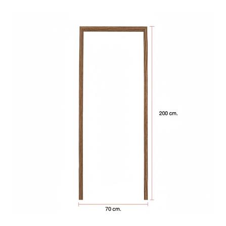 วงกบประตูไม้สังเคราะห์ WPC MODERNWOOD 70x200 ซม. สี HAZELNUT_4