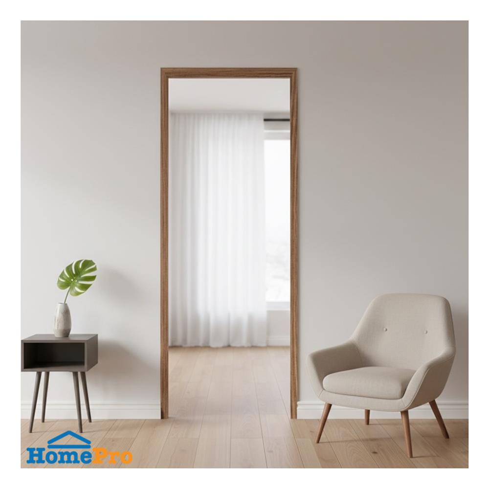 วงกบประตูไม้สังเคราะห์ WPC MODERNWOOD 90x200 ซม. สี HAZELNUT