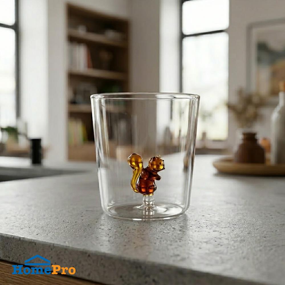 แก้วน้ำ HOMEPRO MINI ZOO กระรอก 400 มล.
