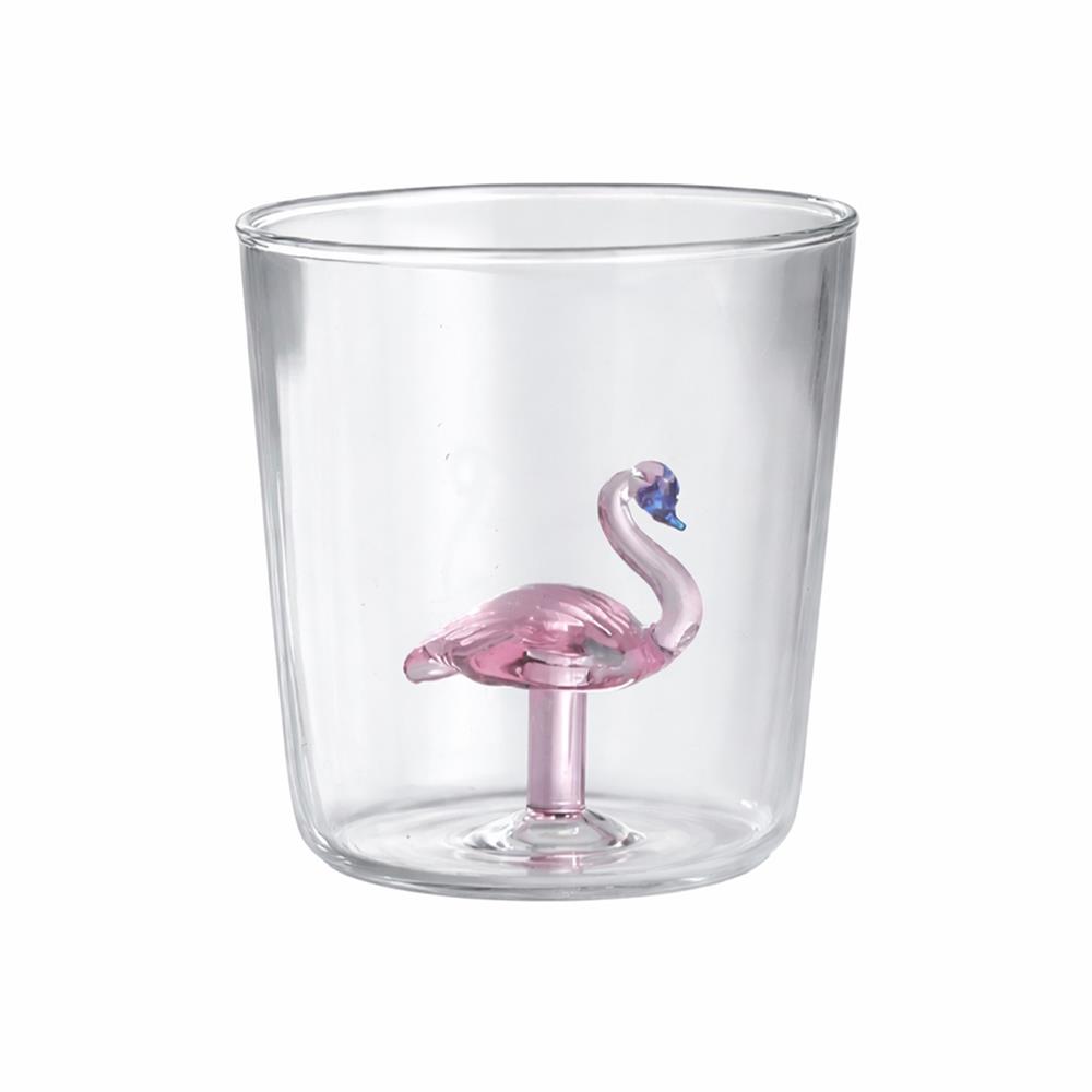 แก้วน้ำ HOMEPRO MINI ZOO ฟลามิงโก้ 400 มล.