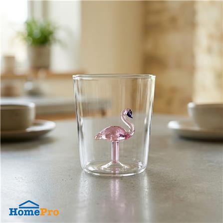 แก้วน้ำ HOMEPRO MINI ZOO ฟลามิงโก้ 400 มล._1