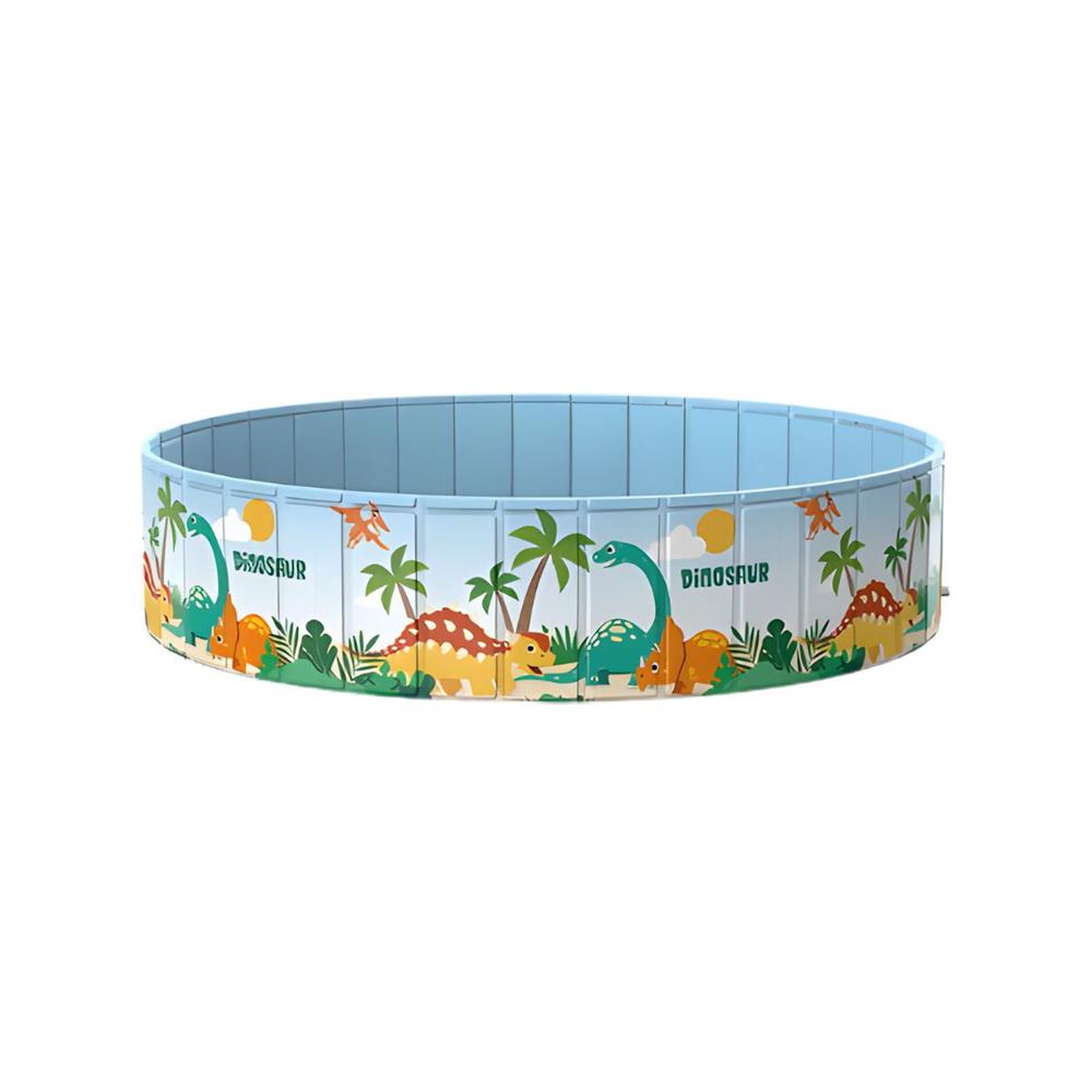 สระน้ำพับได้ไม่ต้องเป่าลม SUMMER JOY JJYC002 ขนาด 120x120x45 ซม. สีฟ้า