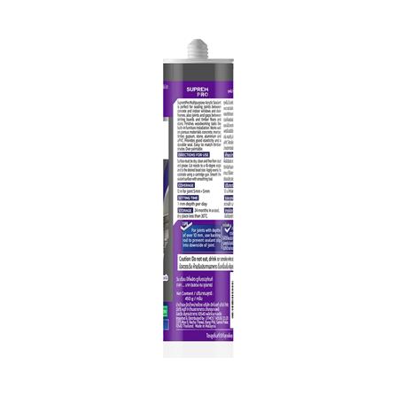ยาแนวอะคริลิก SUPREM PRO MULTI PURPOSE 450 กรัม สีเทาเข้ม_1