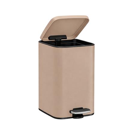 ถังขยะเหยียบเหลี่ยม HOMEPRO MINIMAL 5 ลิตร สีน้ำตาล_1