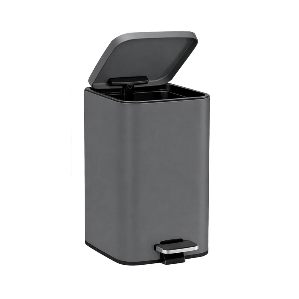 ถังขยะเหยียบเหลี่ยม HOMEPRO MINIMAL 5 ลิตร สีดำ