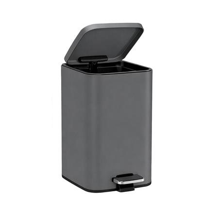 ถังขยะเหยียบเหลี่ยม HOMEPRO MINIMAL 5 ลิตร สีดำ_1