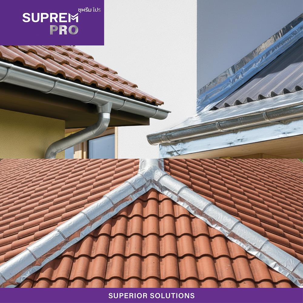 เทปบิวทิลกันน้ำรั่วซึม SUPREM PR0 10 ซม. x 10 ม. สีดำ