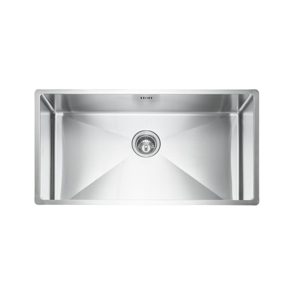 ซิงค์ฝัง 1 หลุม MEX BSQ77 81 ซม. สีเงิน