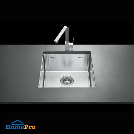ซิงค์ฝัง 1 หลุม MEX BSQ40 44 ซม. สีเงิน_1