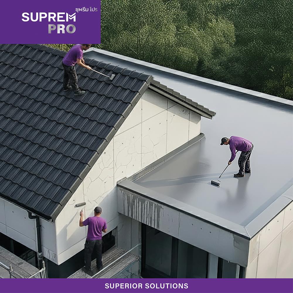อะคริลิกกันซึม SUPREMPRO 1 กก. สีขาว
