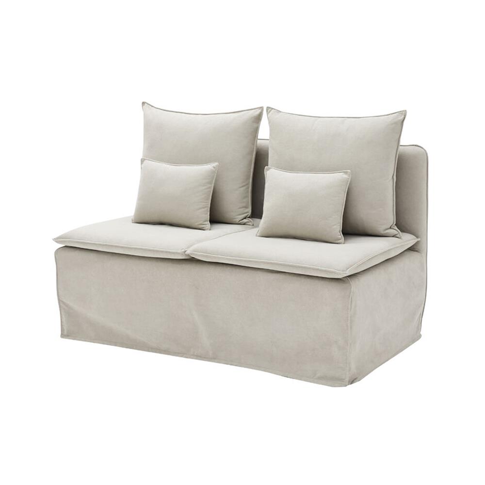 โซฟา 2 ที่นั่ง KONCEPT OKINA 19243220 สีครีม