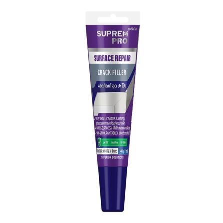 อะคริลิคอุดโป๊ว SUPREM PRO 140 กรัม สีขาว_0