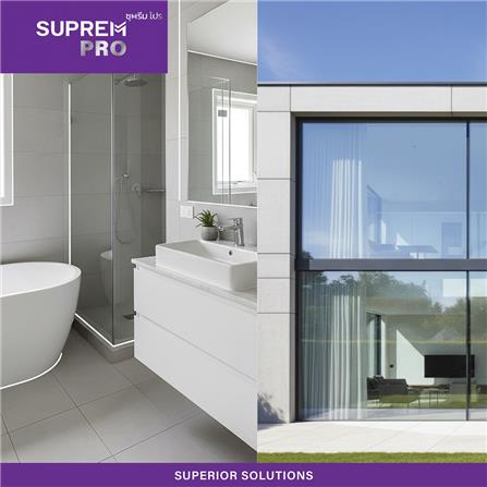 ซิลิโคนไร้กรด SUPREMPRO 75 ก. สีใส_1