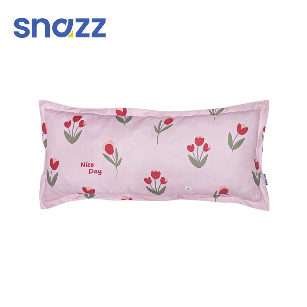 หมอนหนุน ใยสังเคราะห์ SNAZZ TULIP 36x72 ซม. สี PINK