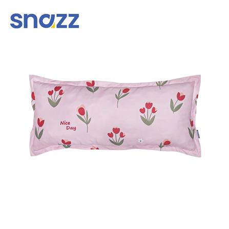 หมอนหนุน ใยสังเคราะห์ SNAZZ TULIP 36x72 ซม. สี PINK_0