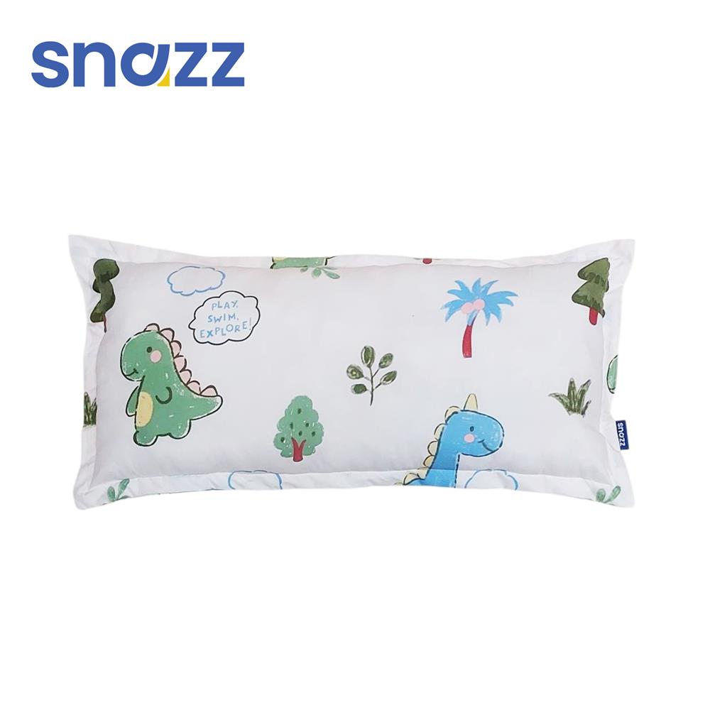 หมอนหนุน ใยสังเคราะห์ SNAZZ DINO 36x72 ซม. สี GREEN